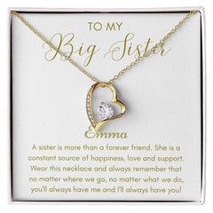 To My Big Sister – Always by Your Side Necklace