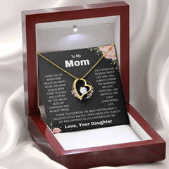 To My Mom Necklace - My Best Friend, My Mentor, and My Inspiration Gift Set