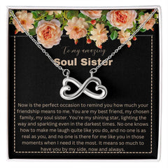 To My Amazing Soul Sister – My Shining Star Necklace