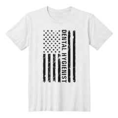 Proud Dental Hygienist Tee – American Flag Edition