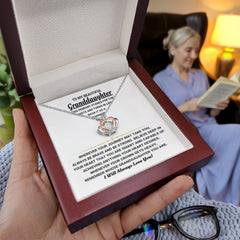 Necklace Gift for Granddaughter, Meaningful Jewelry, Heartfelt Keepsake, Crown Pendant Necklace