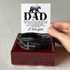 To My Dad – The Man I Aspire to Be Bracelet