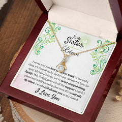 To My Sister Necklace – Always Chosen, Always Loved