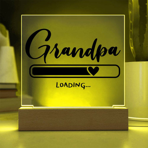 Grandpa Loading... - New Grandpa LED Plaque