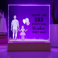 Personalized Acrylic Plaque for Dad from Daughter – Unique Gift for Father's Day