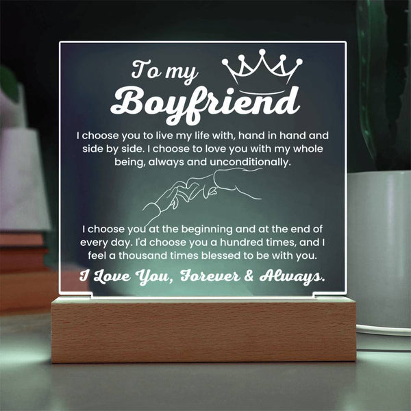 I’d Choose You – A Thousand Times Over Plaque