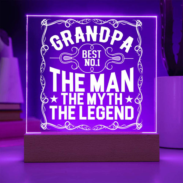Grandpa - The Man, The Myth, The Legend Plaque