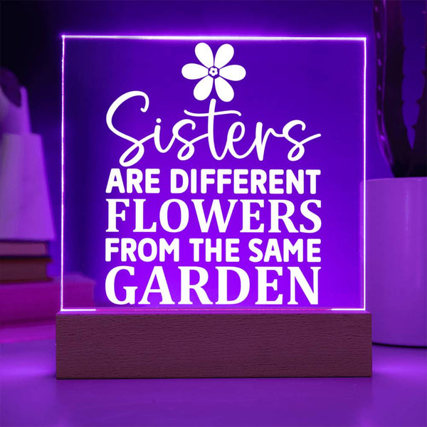 Sisters – Flowers from the Same Garden Plaque