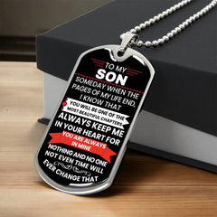 Dog Tag for Son – A Heartfelt Reminder of Love and Legacy