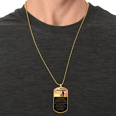 Dog Tag for Son – Meaningful Keepsake with a Message of Love