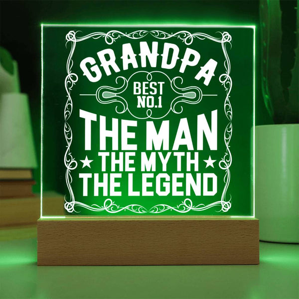 Grandpa - The Man, The Myth, The Legend Plaque