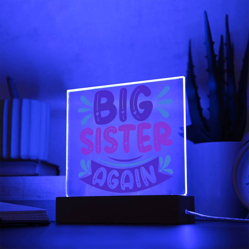 Big Sister Again - Double the Love Plaque