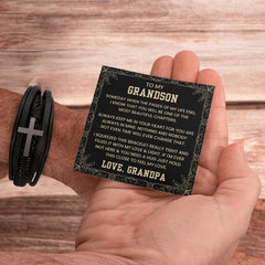 To My Grandson - A Touching Gift from Grandpa or Grandma