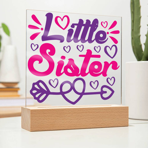 Little Sister - Heart Full of Joy Plaque