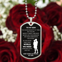 Dog Tag for Son – Heartfelt Message to Capture Every Moment