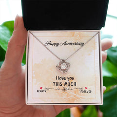 Anniversary Necklace Gift for Her, Celebrate Love, Precious Moments & Your Beautiful Story