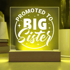 Promoted to Big Sister – Big Love Incoming Plaque