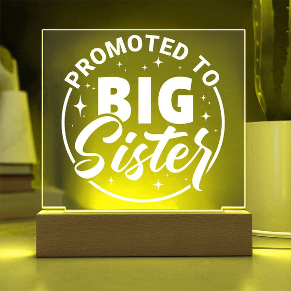 Promoted to Big Sister – Big Love Incoming Plaque