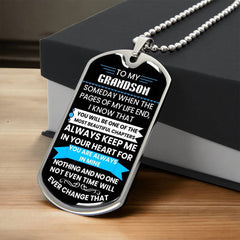 Dog Tag for Grandson – Heartfelt Gift from Grandma or Grandpa