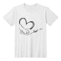 Forever Pawprints – Heartfelt Pet Lover Tee