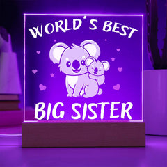 World’s Best Big Sister – Koala Design Plaque