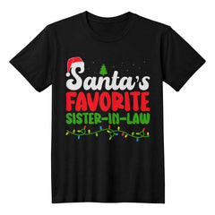 Santa’s Favorite Sister-in-Law Christmas Shirt