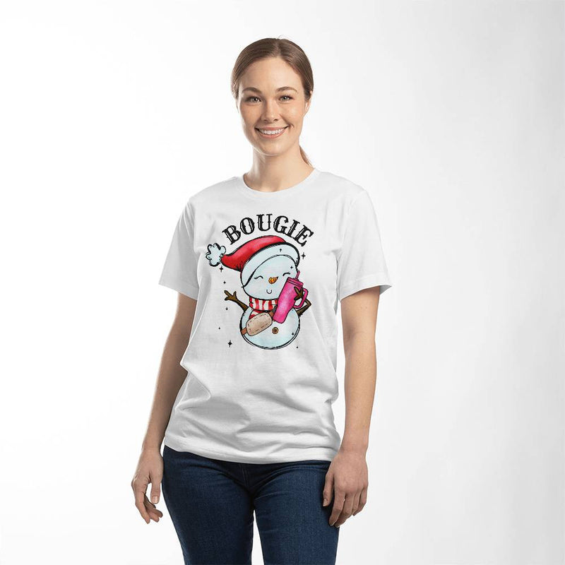 Holiday Bougie – Santa Hat Snowwoman Tee