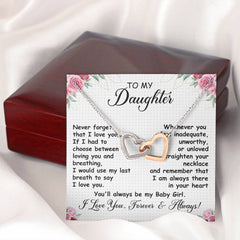 Elegant Heart Necklace For Daughter, Meaningful Mother’s Day Jewelry Gift, Symbol Of Love