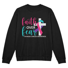 Faith Over Fear – Thyroid Cancer Awareness Tee