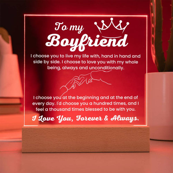 I’d Choose You – A Thousand Times Over Plaque