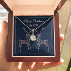 Christmas Gift for Daughter, Eternal Hope Necklace for Daughter Christmas, Merry Christmas