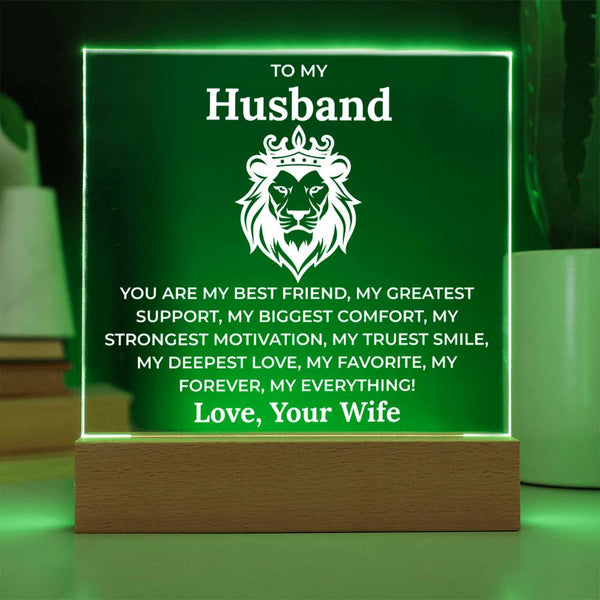 To My Husband Plaque - My Everything Forever