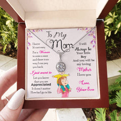 To My Mom - You’ll Forever Be My Loving Mother Necklace from Son