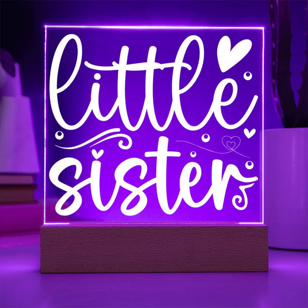 Little Sister – Tiny, Fierce, Loved Plaque
