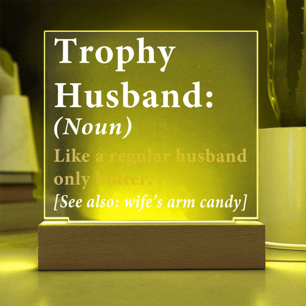 Trophy Husband – Hotter Than Average Plaque