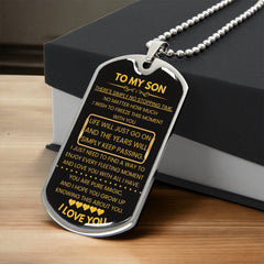 Dog Tag for Son – Heartfelt Message to Capture Every Moment