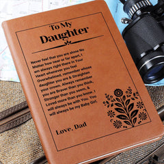 Gifts for Daughter, Thoughtful Gift for Daughter, Journal With Heartfelt Engraved Words