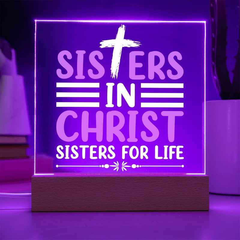 Sisters in Christ, Sisters for Life Plaque