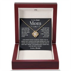 Mother and Son Gift Necklace, Symbol of Love, Care & Togetherness, Gift for Mother
