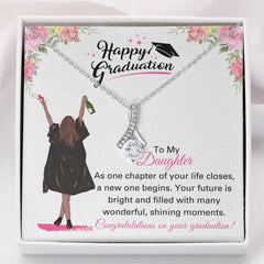 To My Daughter Necklace – Celebrate Her Graduation with Love