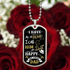 Dog Tag for Dad – Hero Birthday Gift Keepsake