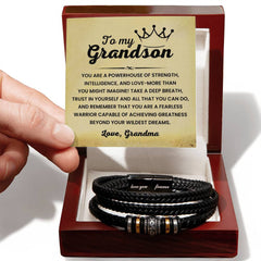 To My Grandson - A Gift of Strength and Love from Grandma or Grandpa