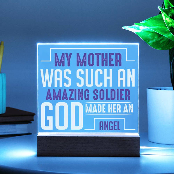 God Made Her an Angel Acrylic Plaque