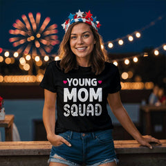 Young Mom Squad – Trendy & Empowering Mom Tee