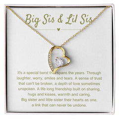 Big Sis & Lil Sis – A Bond That Lasts Forever Necklace