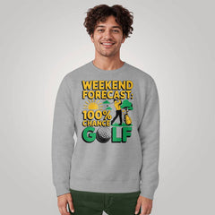 Golf Lover's Weekend Tee - 100% Chance of Golf