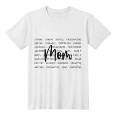 Mom – A Title Full of Love & Strength Tee