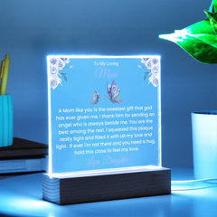 Personalized Acrylic Gift For Mom, Custom Keepsake, Loving Mother’s Day Surprise