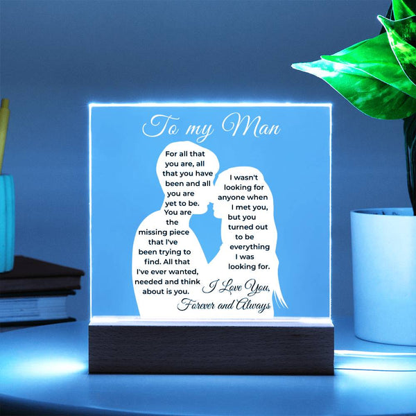 You’re the Piece My Heart Was Missing - LED Acrylic Plaque