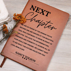 Graduation Journal For Daughter, Custom Leather Keepsake for Her Memories